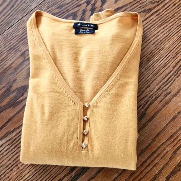 Silk/Cotton Sweater Blouse - Picture 2 of 7